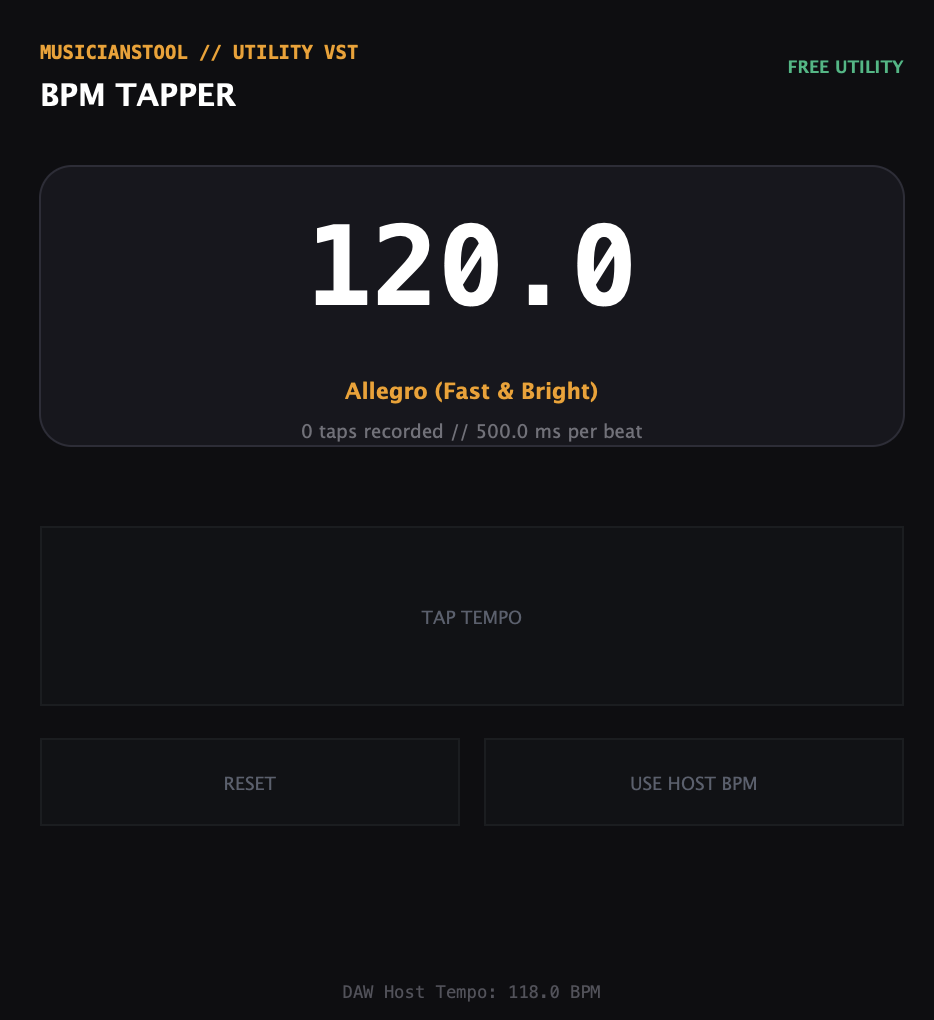 BPM TAPPER